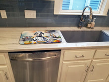 Load image into Gallery viewer, Dalmatian The Chef Dish Drying Mat