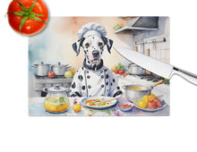 Load image into Gallery viewer, Dalmatian The Chef Glass Cutting Boards – Durable, Decorative Kitchen Art