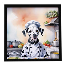 Load image into Gallery viewer, Dalmatian The Chef Framed Metal Print