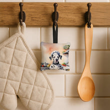 Load image into Gallery viewer, Dalmatian The Chef Hanging Square Fabric Ornament 3.5 × 3.5