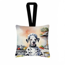 Load image into Gallery viewer, Dalmatian The Chef Hanging Square Fabric Ornament 3.5 × 3.5