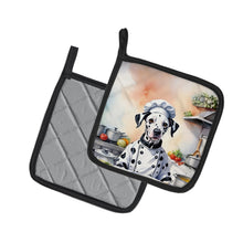 Load image into Gallery viewer, Dalmatian The Chef Pot Holders - Set of 2 Decorative Kitchen Helpers | Made in the USA