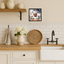 Load image into Gallery viewer, Dogue de Bordeaux The Chef Framed Metal Print