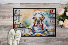 Load image into Gallery viewer, English Bulldog The Chef Doormat - 18X27 Indoor / Outdoor Rug | Made in USA