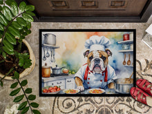Load image into Gallery viewer, English Bulldog The Chef Doormat - 18X27 Indoor / Outdoor Rug | Made in USA