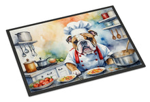 Load image into Gallery viewer, English Bulldog The Chef Doormat - 18X27 Indoor / Outdoor Rug | Made in USA