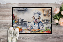 Load image into Gallery viewer, English Bulldog The Chef Doormat - 18X27 Indoor / Outdoor Rug | Made in USA