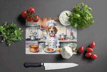 Load image into Gallery viewer, English Foxhound The Chef Glass Cutting Boards – Durable, Decorative Kitchen Art
