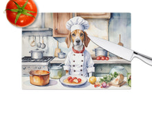Load image into Gallery viewer, English Foxhound The Chef Glass Cutting Boards – Durable, Decorative Kitchen Art