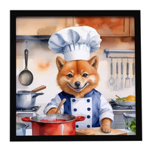 Load image into Gallery viewer, Finnish Spitz The Chef Framed Metal Print