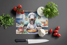 Load image into Gallery viewer, French Bulldog The Chef Glass Cutting Boards – Durable, Decorative Kitchen Art