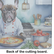 Load image into Gallery viewer, French Bulldog The Chef Glass Cutting Boards – Durable, Decorative Kitchen Art