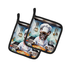 Load image into Gallery viewer, French Bulldog The Chef Pot Holders - Set of 2 Decorative Kitchen Helpers | Made in the USA