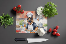 Load image into Gallery viewer, German Shepherd The Chef Glass Cutting Boards – Durable, Decorative Kitchen Art