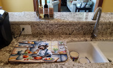 Load image into Gallery viewer, German Wirehaired Pointer The Chef Dish Drying Mat