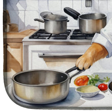 Load image into Gallery viewer, Golden Retriever The Chef Dish Drying Mat