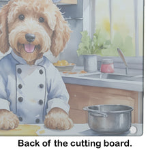 Load image into Gallery viewer, Goldendoodle The Chef Glass Cutting Boards – Durable, Decorative Kitchen Art