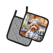 Load image into Gallery viewer, Goldendoodle The Chef Pot Holders - Set of 2 Decorative Kitchen Helpers | Made in the USA