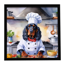 Load image into Gallery viewer, Gordon Setter The Chef Framed Metal Print