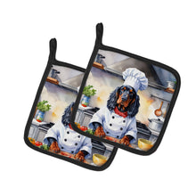 Load image into Gallery viewer, Gordon Setter The Chef Pot Holders - Set of 2 Decorative Kitchen Helpers | Made in the USA