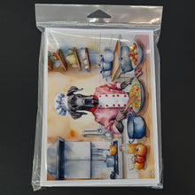 Load image into Gallery viewer, Great Dane The Chef Greeting Cards - Blank Note Cards – 8-Pack of Artist-Designed Cards with Envelopes
