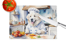 Load image into Gallery viewer, Great Pyrenees The Chef Glass Cutting Boards – Durable, Decorative Kitchen Art