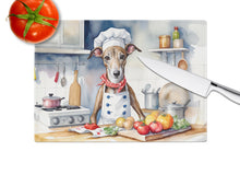 Load image into Gallery viewer, Greyhound The Chef Glass Cutting Boards – Durable, Decorative Kitchen Art