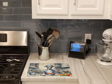 Load image into Gallery viewer, Greyhound The Chef Glass Cutting Boards – Durable, Decorative Kitchen Art