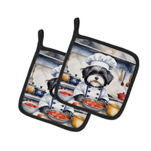 Load image into Gallery viewer, Havanese The Chef Pot Holders - Set of 2 Decorative Kitchen Helpers | Made in the USA