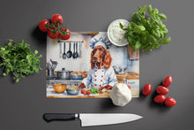 Load image into Gallery viewer, Irish Setter The Chef Glass Cutting Boards – Durable, Decorative Kitchen Art