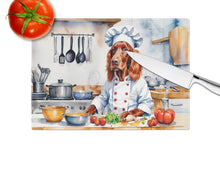 Load image into Gallery viewer, Irish Setter The Chef Glass Cutting Boards – Durable, Decorative Kitchen Art