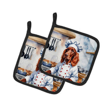 Load image into Gallery viewer, Irish Setter The Chef Pot Holders - Set of 2 Decorative Kitchen Helpers | Made in the USA