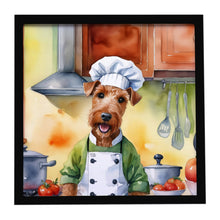 Load image into Gallery viewer, Irish Terrier The Chef Framed Metal Print