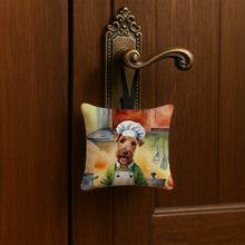 Load image into Gallery viewer, Irish Terrier The Chef Hanging Square Fabric Ornament 3.5 × 3.5