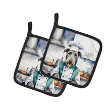 Load image into Gallery viewer, Irish Wolfhound The Chef Pot Holders - Set of 2 Decorative Kitchen Helpers | Made in the USA