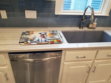 Load image into Gallery viewer, Italian Greyhound The Chef Dish Drying Mat