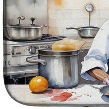 Load image into Gallery viewer, Italian Greyhound The Chef Dish Drying Mat