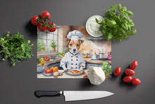 Load image into Gallery viewer, Jack Russell Terrier The Chef Glass Cutting Boards – Durable, Decorative Kitchen Art
