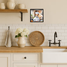 Load image into Gallery viewer, Jack Russell Terrier The Chef Framed Metal Print