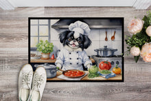 Load image into Gallery viewer, Japanese Chin The Chef Doormat-24x36 Indoor / Outdoor Rug | Made in USA