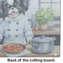 Load image into Gallery viewer, Japanese Chin The Chef Glass Cutting Boards – Durable, Decorative Kitchen Art