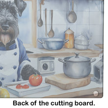 Load image into Gallery viewer, Kerry Blue Terrier The Chef Glass Cutting Boards – Durable, Decorative Kitchen Art