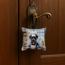 Load image into Gallery viewer, Kerry Blue Terrier The Chef Hanging Square Fabric Ornament 3.5 × 3.5