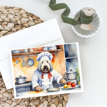Load image into Gallery viewer, Komondor The Chef Greeting Cards - Blank Note Cards – 8-Pack of Artist-Designed Cards with Envelopes