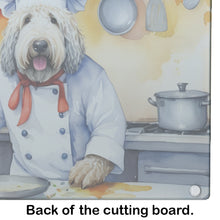 Load image into Gallery viewer, Komondor The Chef Glass Cutting Boards – Durable, Decorative Kitchen Art