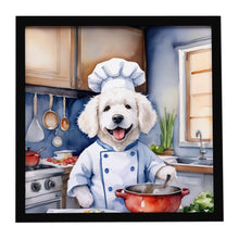 Load image into Gallery viewer, Kuvasz The Chef Framed Metal Print