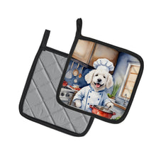 Load image into Gallery viewer, Kuvasz The Chef Pot Holders - Set of 2 Decorative Kitchen Helpers | Made in the USA