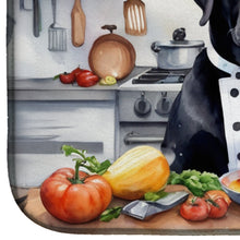 Load image into Gallery viewer, Black Labrador Retriever The Chef Dish Drying Mat
