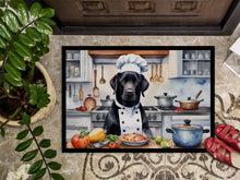 Load image into Gallery viewer, Black Labrador Retriever The Chef Doormat