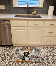 Load image into Gallery viewer, Black Labrador Retriever The Chef Memory Foam Kitchen Mat